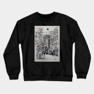 Tokyo street moment Crewneck Sweatshirt